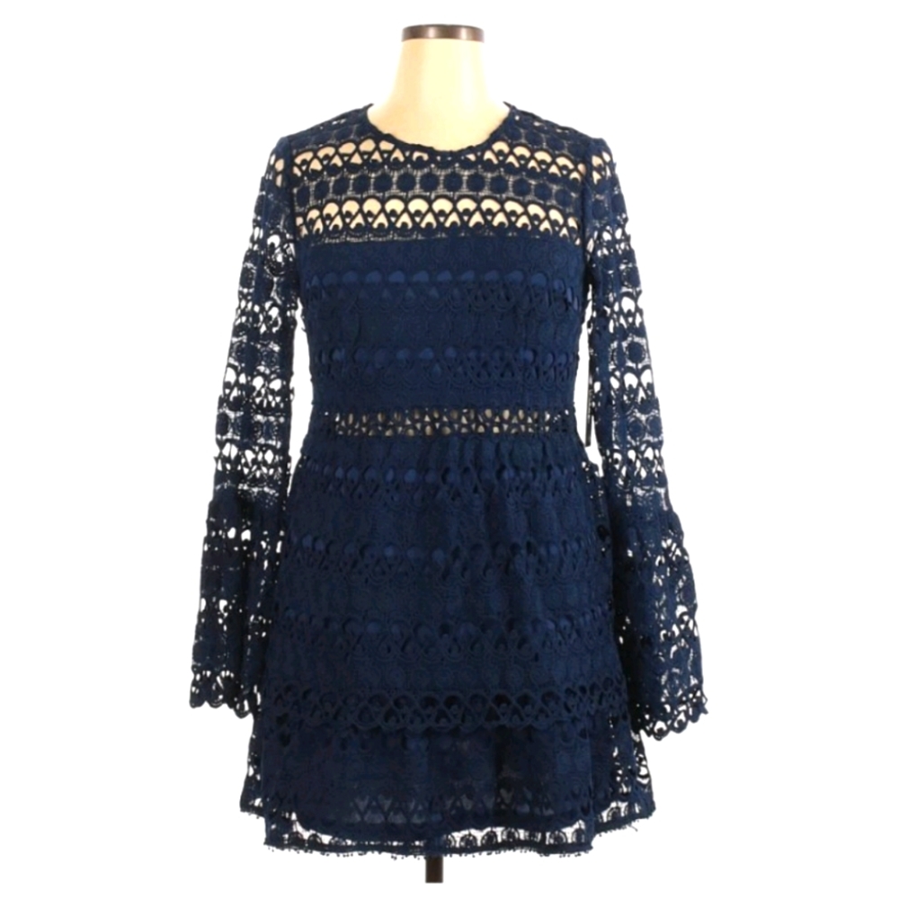 Gorgeous Lulu's mini dress, XL, navy blue